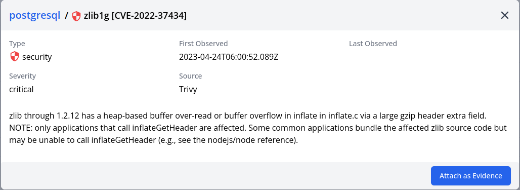 Config Insights generated by Trivy Scraper